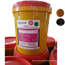 Two-component epoxy resin assembly glue